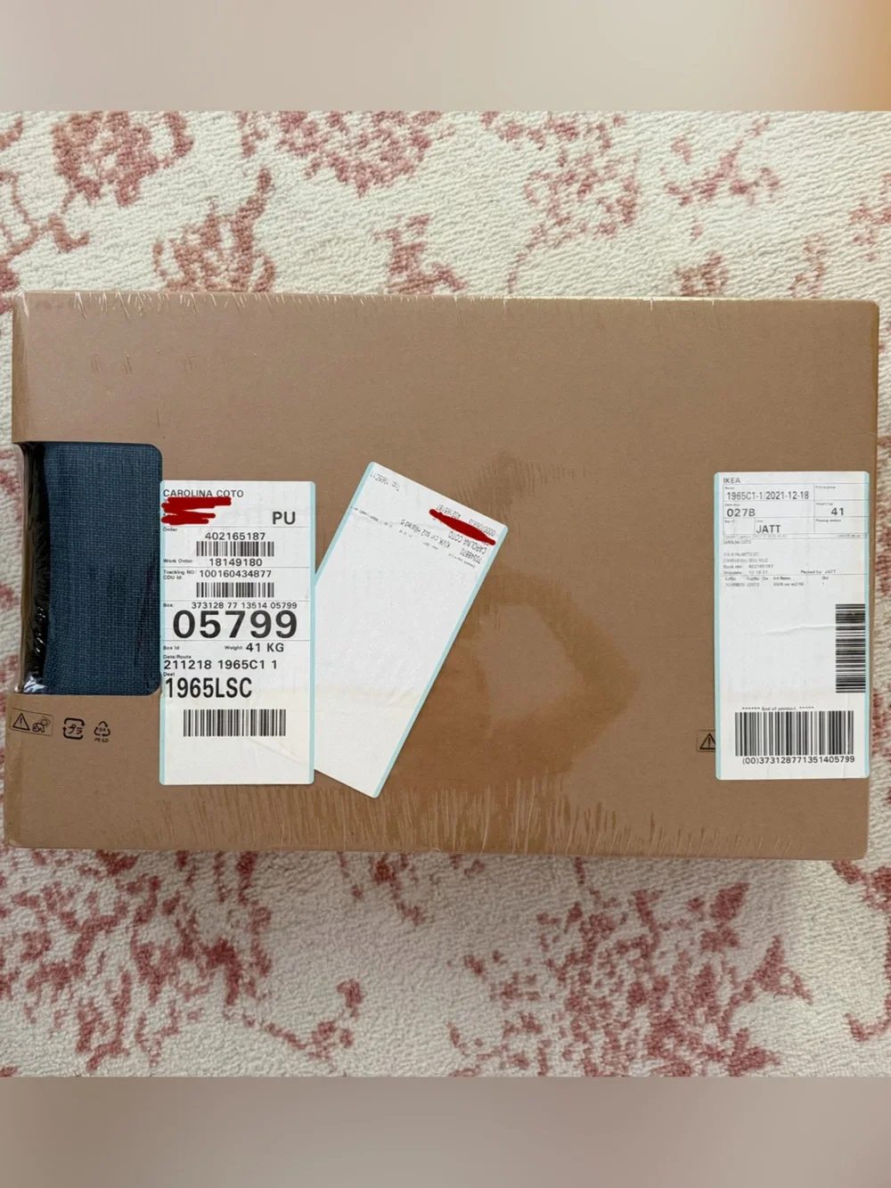 KIVIK LOVESEAT COVER - IKEA Hillared Dark Blue Loveseat COVER ONLY.